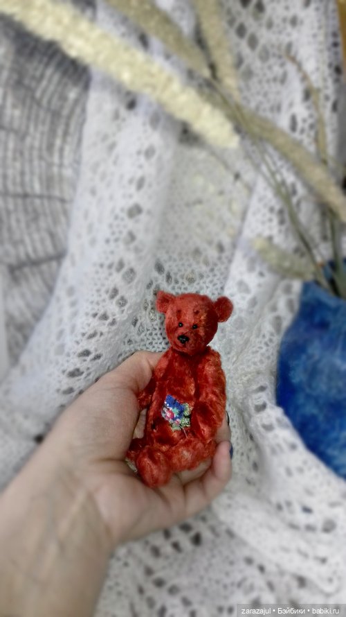 Ретро мишка или опыт окрашивания советского плюша