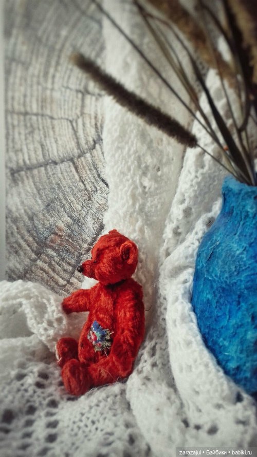 Ретро мишка или опыт окрашивания советского плюша (фото 3)