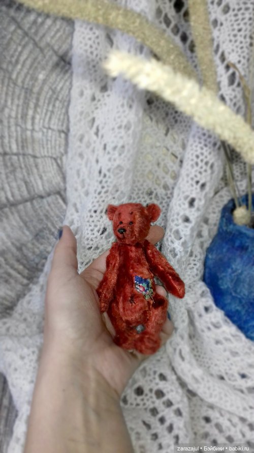 Ретро мишка или опыт окрашивания советского плюша (фото 2)