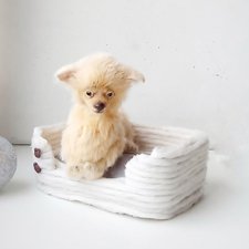 Щенок - миниатюрный реалистичный малыш