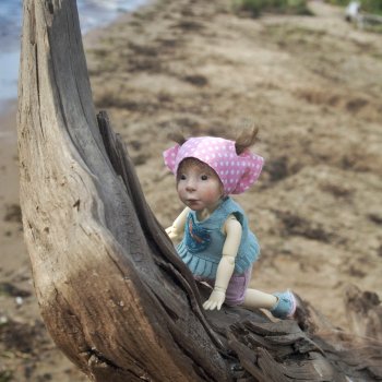 Знакомлю вас с Фимкой. Арсений с ребенком на Байкале