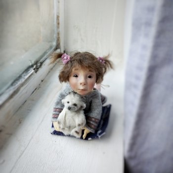 Фимка и очень маленький ежик