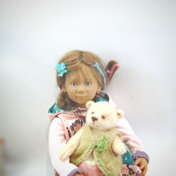 Весенний мишка и моя новая куклодоченька)