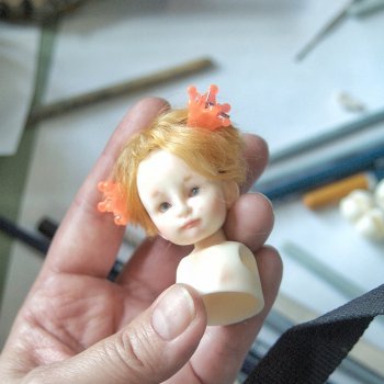 Новая Танюшка рождается из новой смолы для кукол БЖД