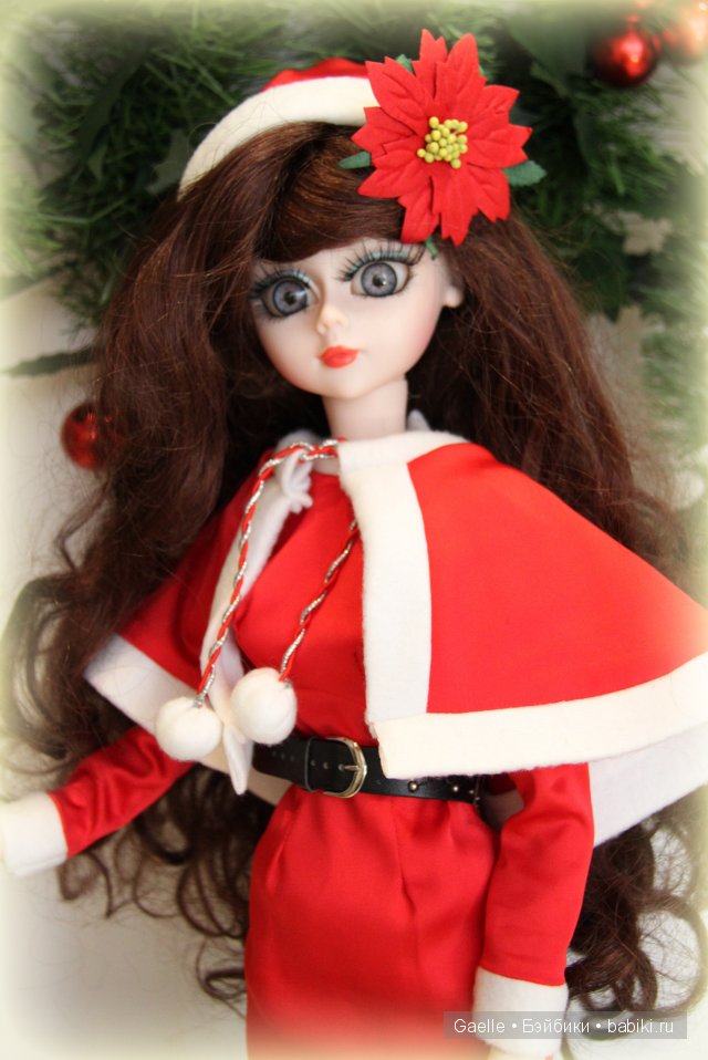 Рождественский костюм для куклы (фото 3)