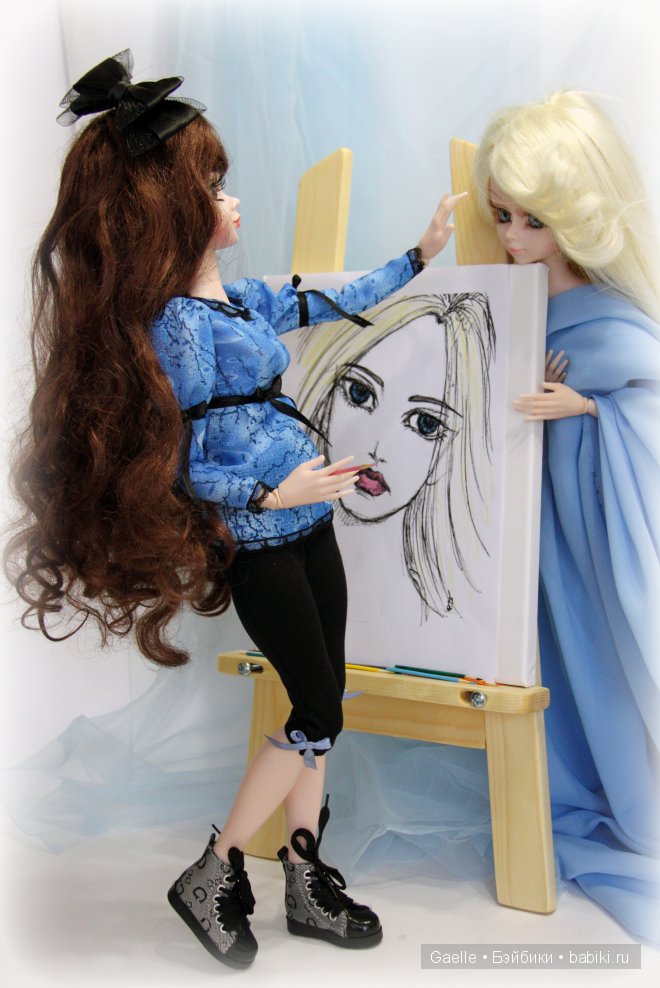 Куклы рисуют — Одежда и обувь для кукол своими руками: фото (фото 6)