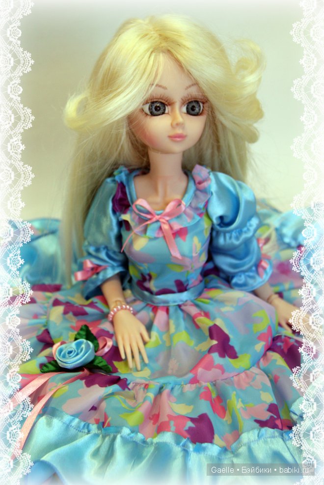 Голубая нежность — Одежда и обувь для кукол своими руками: фото