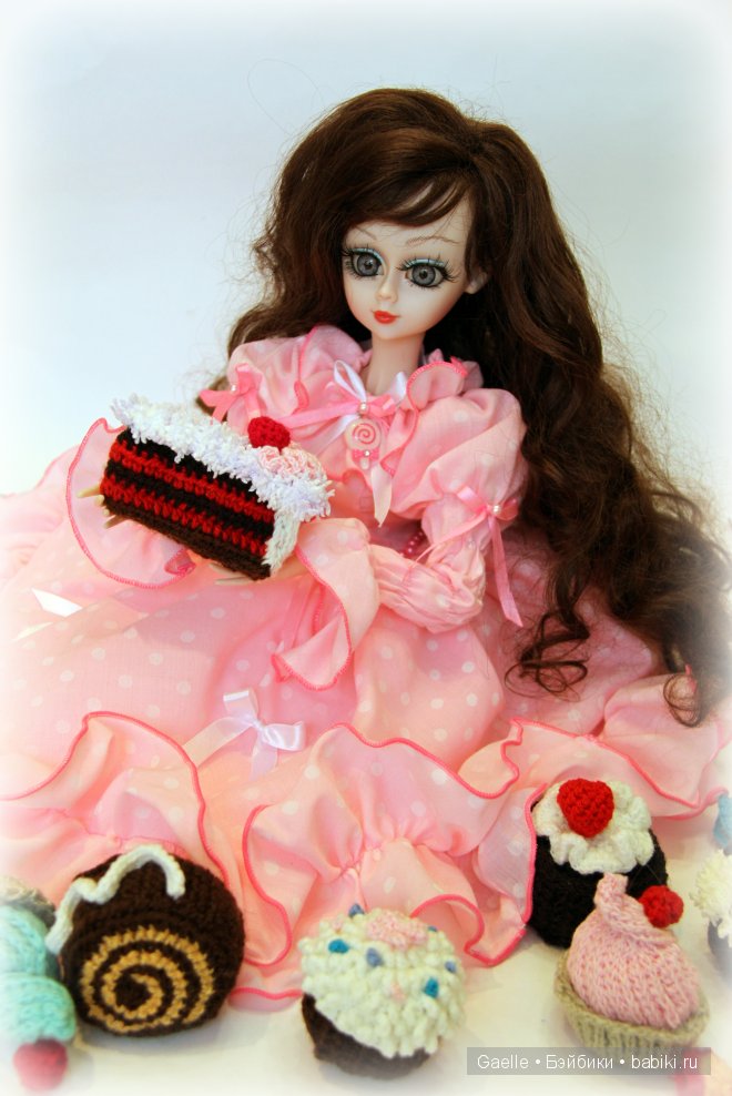 Зефирное платье — Одежда и обувь для кукол своими руками: фото (фото 9)