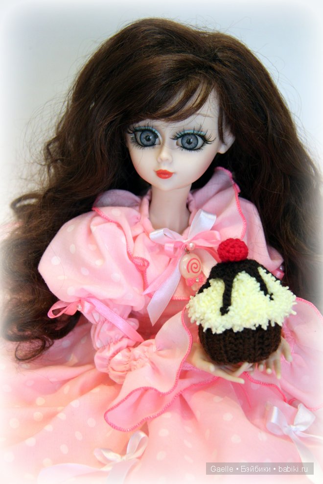 Зефирное платье — Одежда и обувь для кукол своими руками: фото (фото 8)