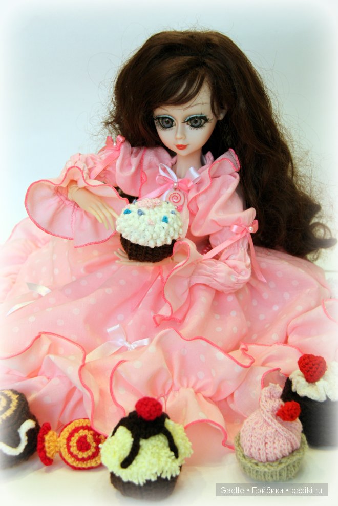 Зефирное платье — Одежда и обувь для кукол своими руками: фото (фото 3)