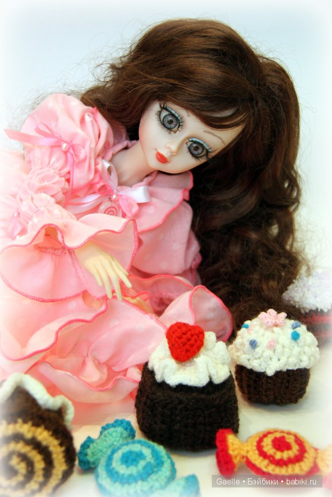 Зефирное платье — Одежда и обувь для кукол своими руками: фото (фото 6)