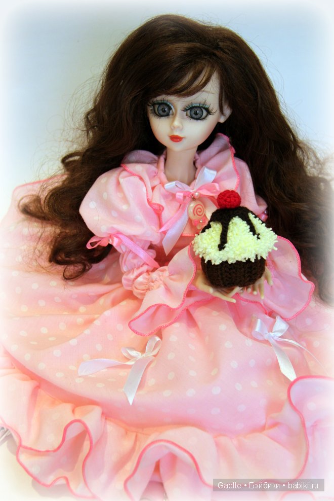 Зефирное платье — Одежда и обувь для кукол своими руками: фото (фото 5)