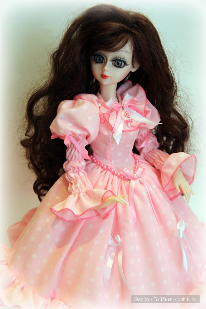 Зефирное платье — Одежда и обувь для кукол своими руками: фото (фото 4)