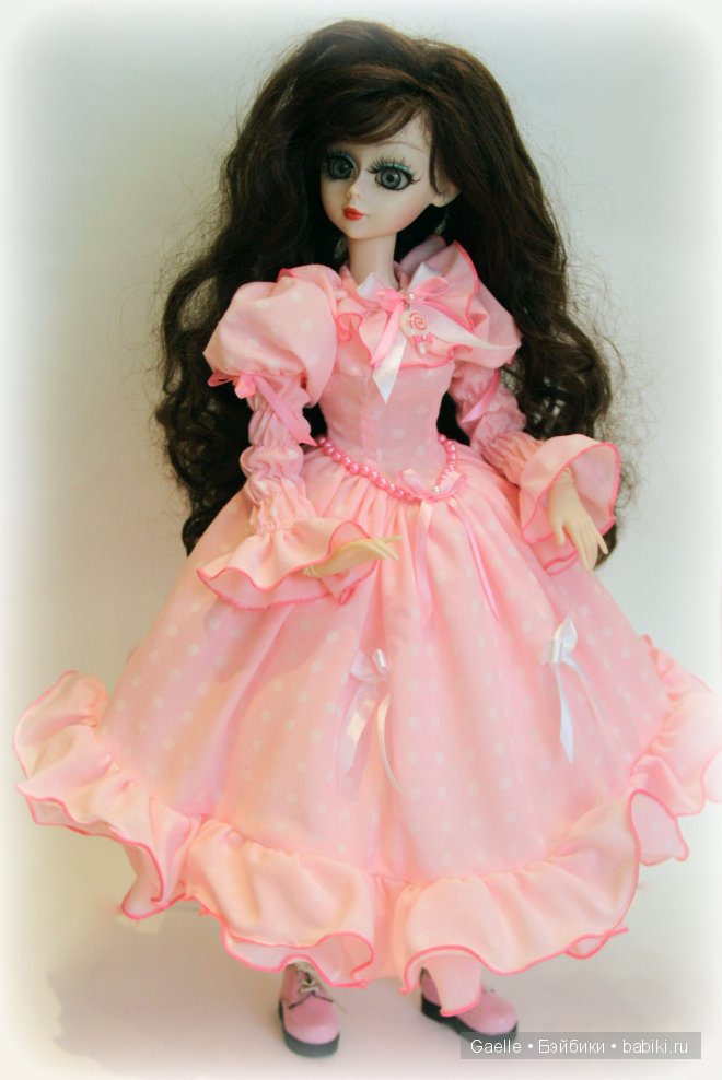 Зефирное платье — Одежда и обувь для кукол своими руками: фото (фото 2)