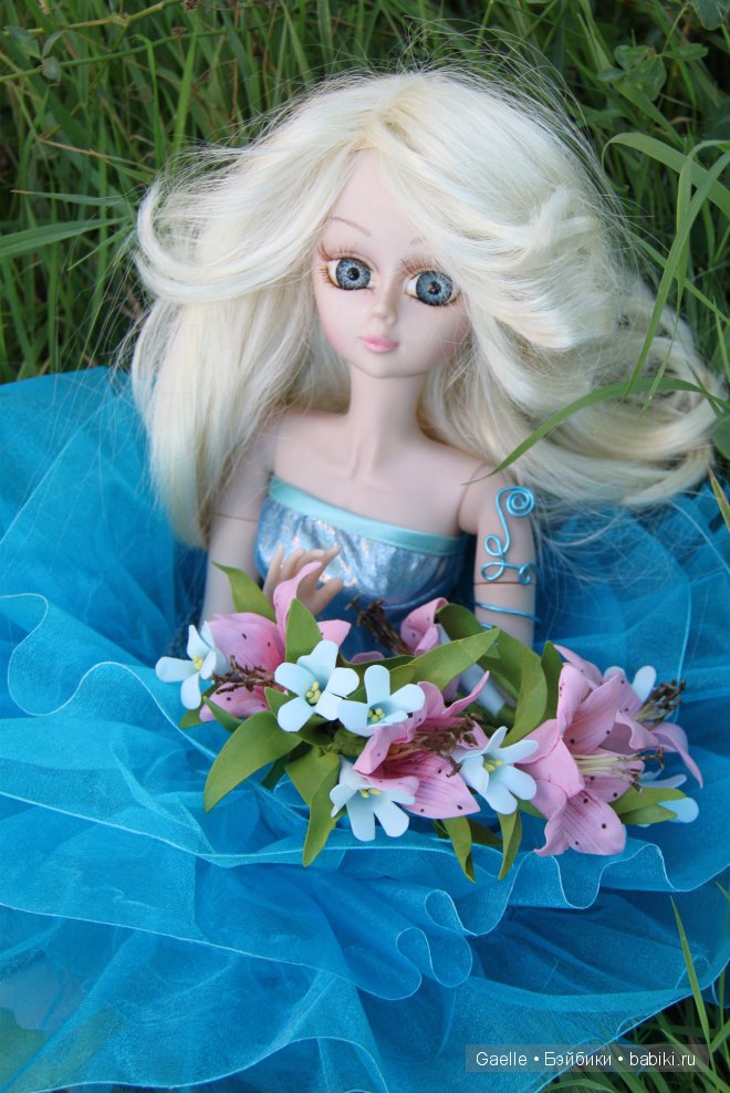 Юбочка-Василек — Одежда и обувь для кукол своими руками: фото (фото 3)