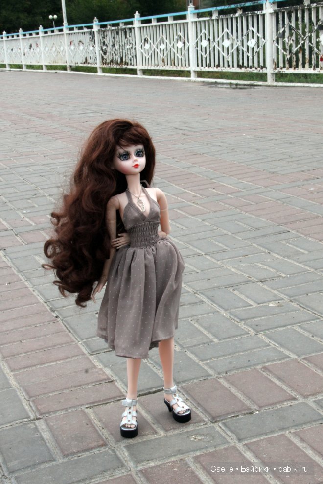 Летний сарафанчик | Бэйбики Летний сарафанчик — Одежда и обувь для кукол своими руками: фото