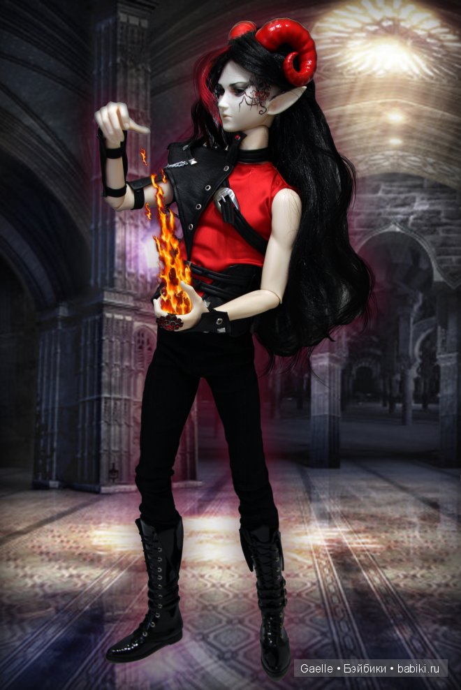 Моя новая кукла. Огненный Демон (фото 3)