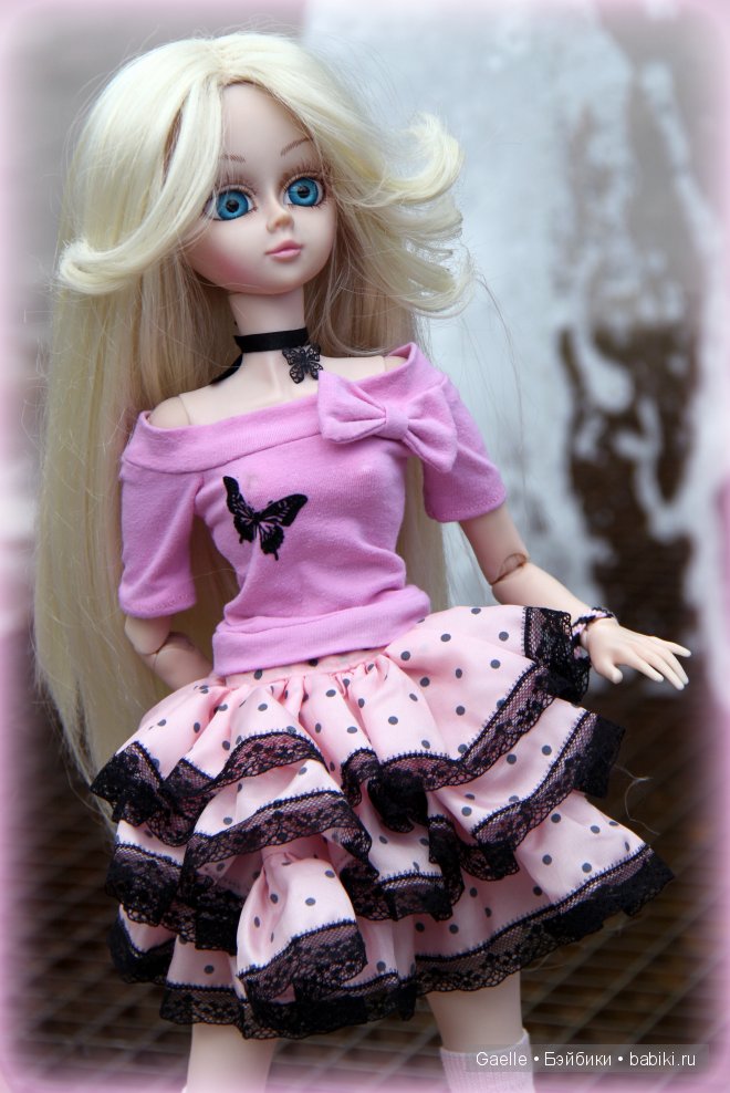 Черные бабочки. Легкий наряд для куклы
