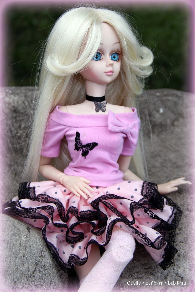 Черные бабочки. Легкий наряд для куклы (фото 3)