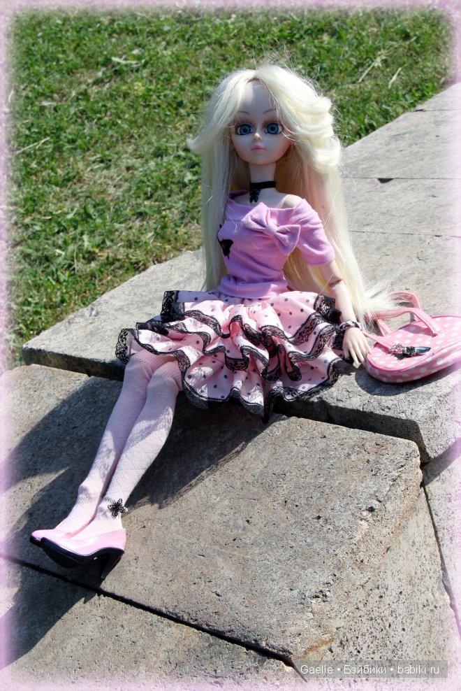 Черные бабочки. Легкий наряд для куклы (фото 5)