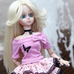 Черные бабочки. Легкий наряд для куклы