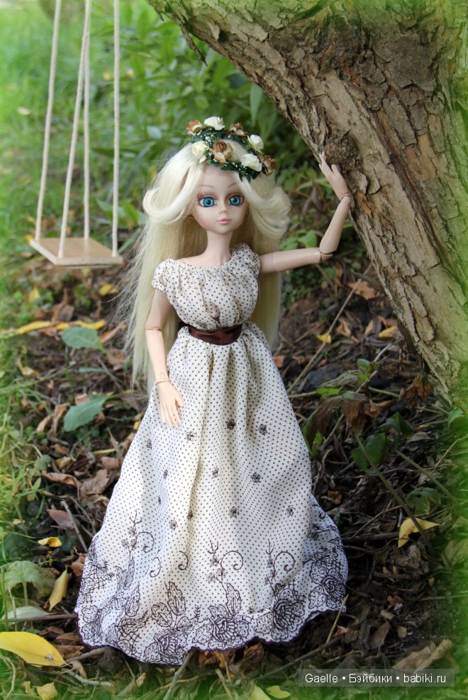 Легкий сарафан для куклы. Воспоминания о лете (фото 6)
