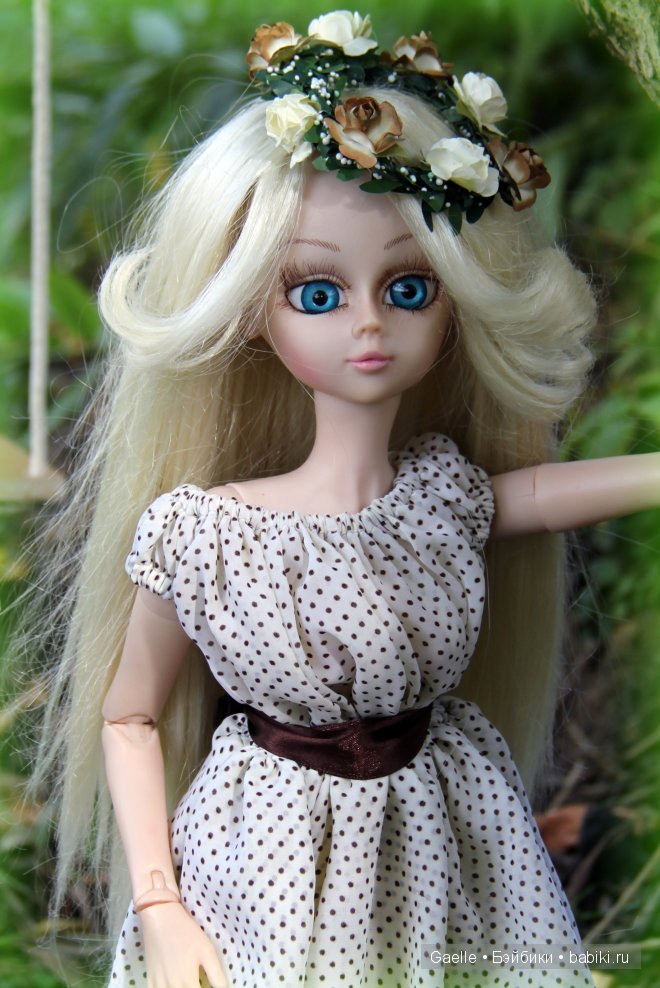 Легкий сарафан для куклы. Воспоминания о лете (фото 7)