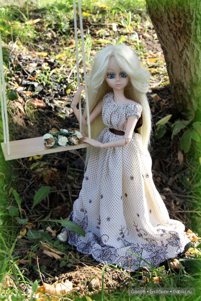 Легкий сарафан для куклы. Воспоминания о лете (фото 2)