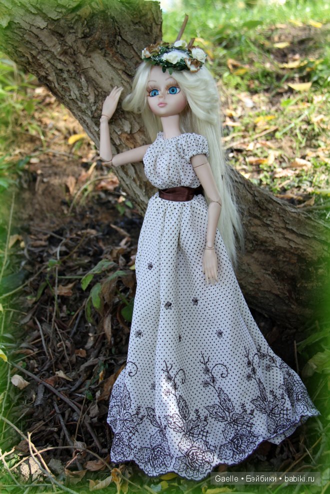 Легкий сарафан для куклы. Воспоминания о лете (фото 5)
