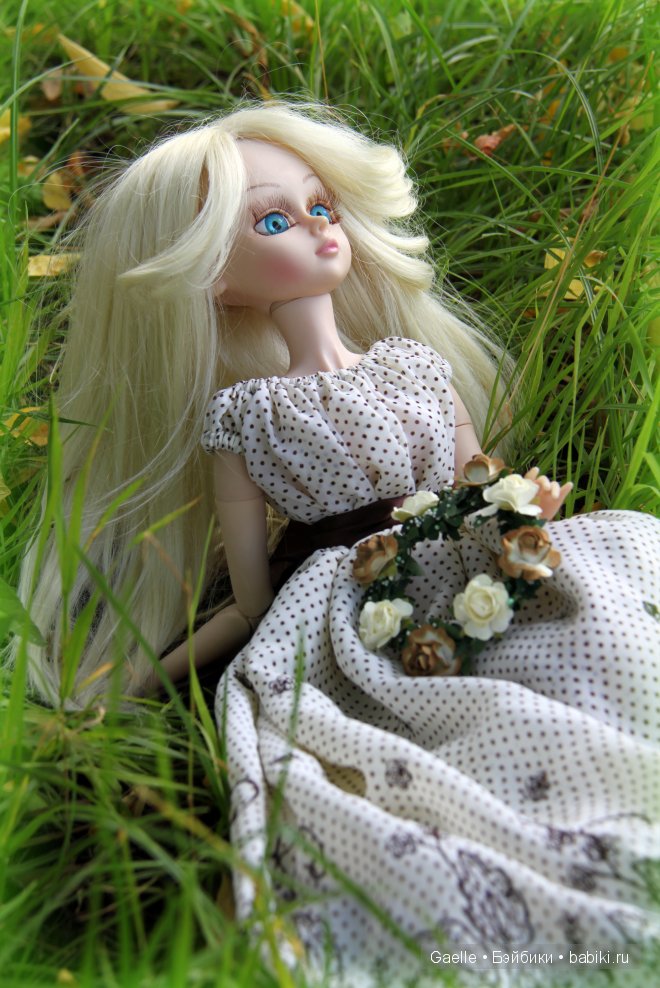 Легкий сарафан для куклы. Воспоминания о лете (фото 4)