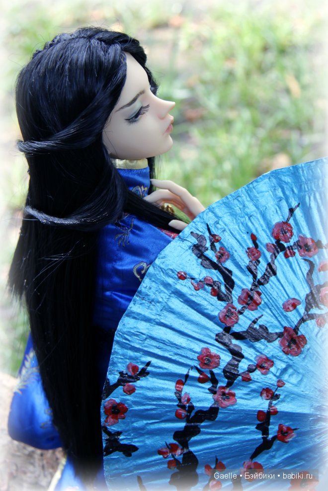 Китайское очарование. Чеонгсам для куклы BJD. AkagiDoll (фото 5)