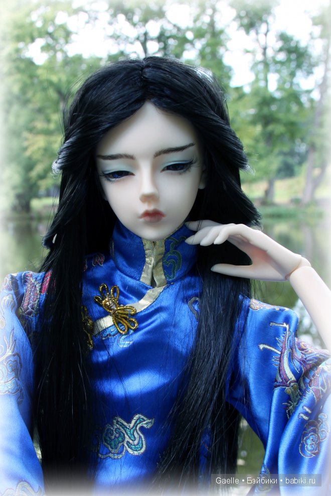 Китайское очарование. Чеонгсам для куклы BJD. AkagiDoll (фото 2)