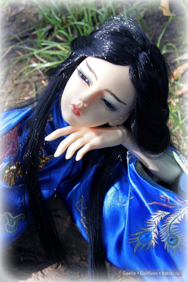 Китайское очарование. Чеонгсам для куклы BJD. AkagiDoll (фото 4)