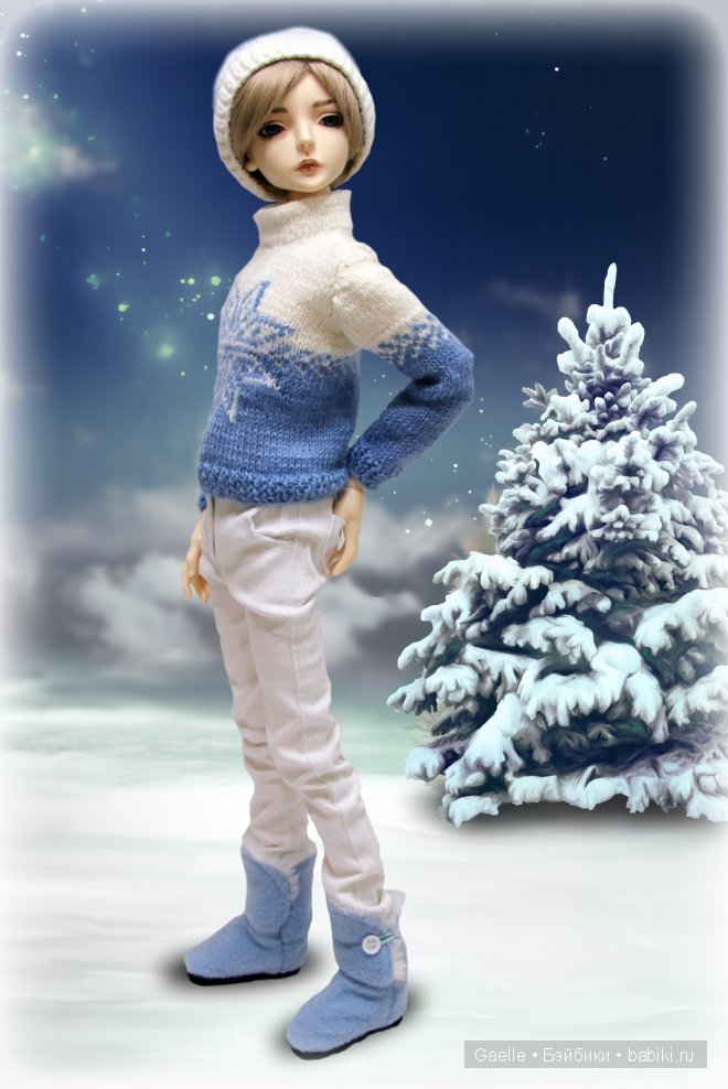 Зимние обновки и новый житель кукло-семейки