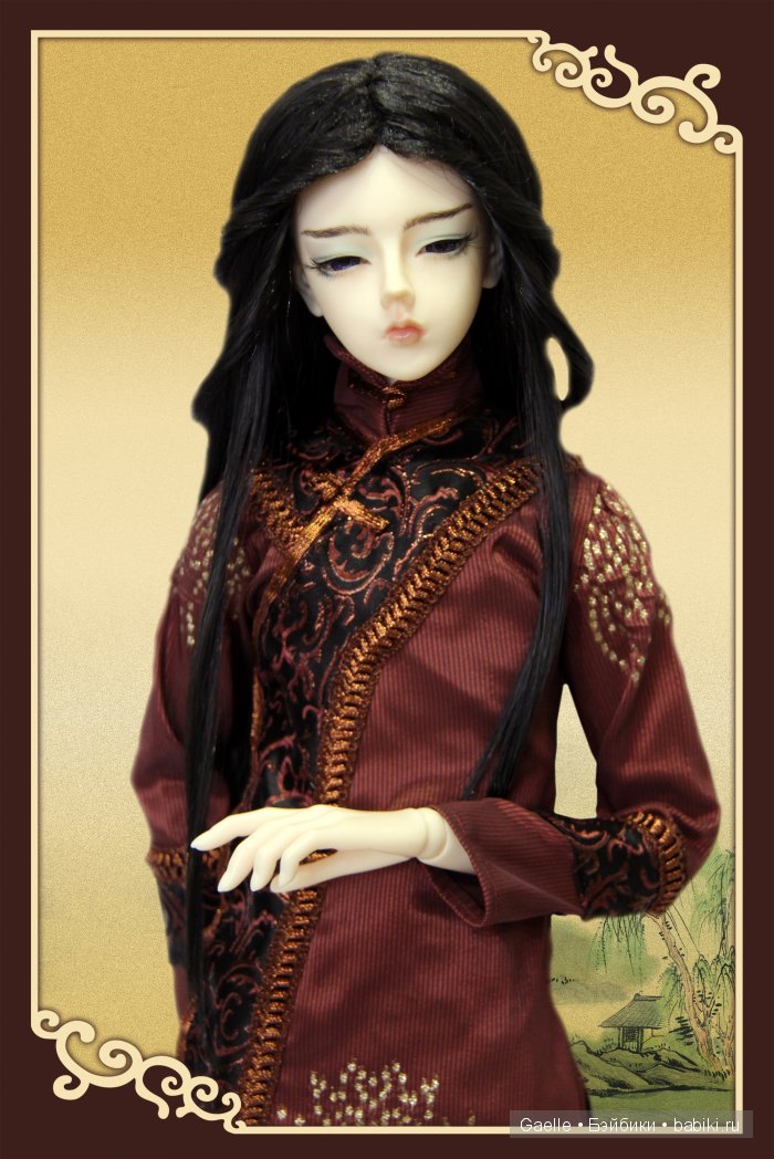 Китайский наряд и бонсай для куклы BJD (фото 4)