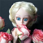 Нежная роза. Платье для куклы "Звезда подиума"