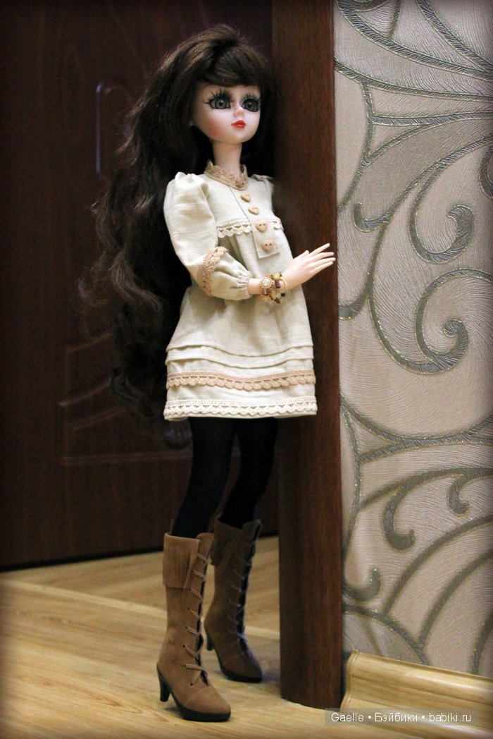 Осень. Наряд в бежевых тонах для Звезды подиума