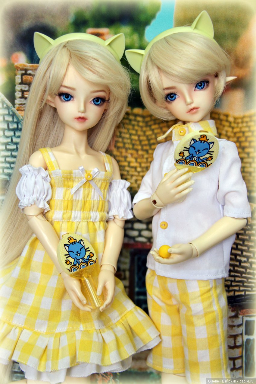 Воспоминания о лете. Солнечный пикник двойняшек BJD