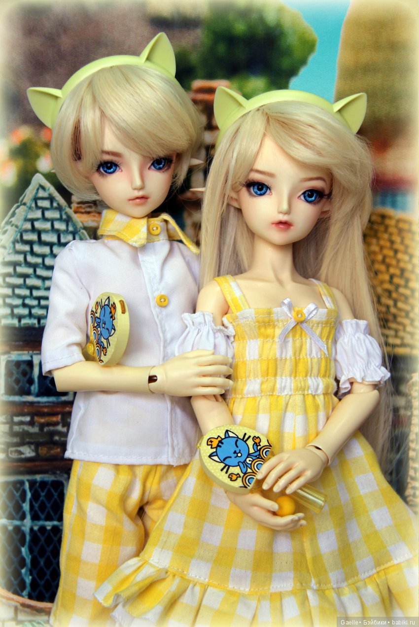 Воспоминания о лете. Солнечный пикник двойняшек BJD