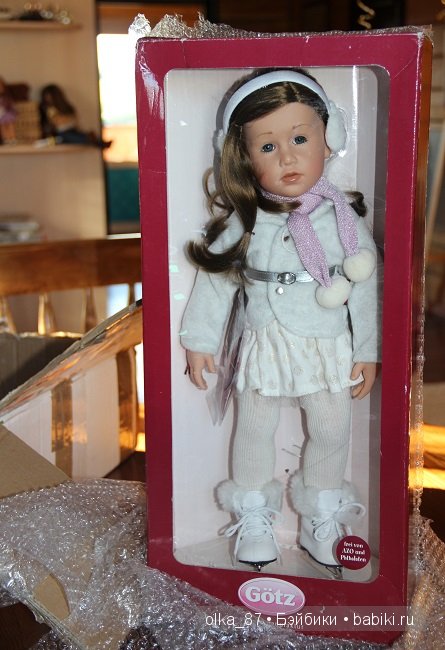 На улице лето...А ко мне приехала такая вот зимняя компания-Снегурочки Готц ( Gotz) (фото 2)