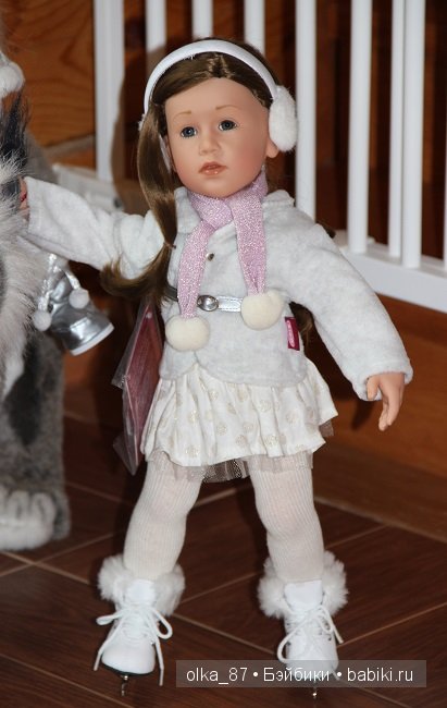 На улице лето...А ко мне приехала такая вот зимняя компания-Снегурочки Готц ( Gotz) (фото 9)