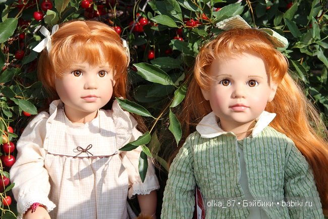 Такие похожие и разные рыжики - Анна-Мария и Марта Gotz 58см (фото 8)