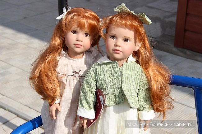 Такие похожие и разные рыжики - Анна-Мария и Марта Gotz 58см