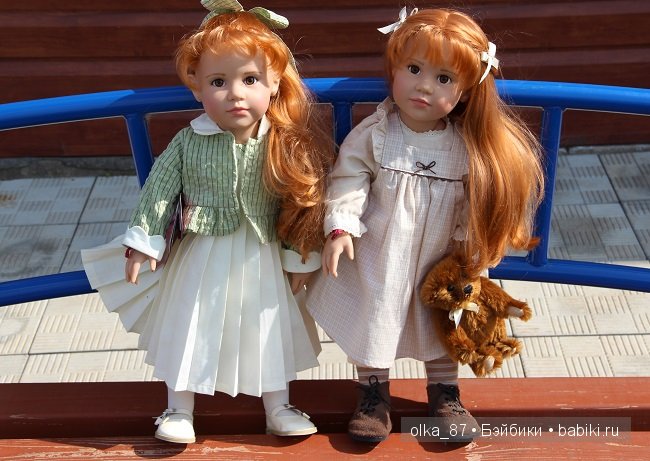 Такие похожие и разные рыжики - Анна-Мария и Марта Gotz 58см