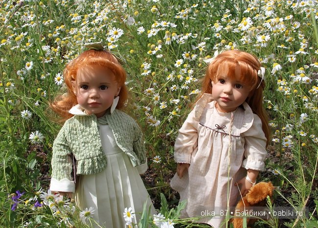 Такие похожие и разные рыжики - Анна-Мария и Марта Gotz 58см