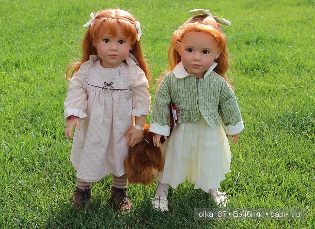 Такие похожие и разные рыжики - Анна-Мария и Марта Gotz 58см
