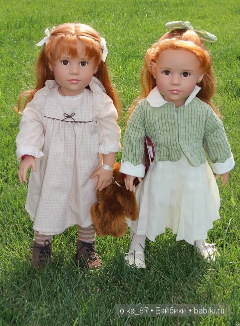 Такие похожие и разные рыжики - Анна-Мария и Марта Gotz 58см (фото 2)