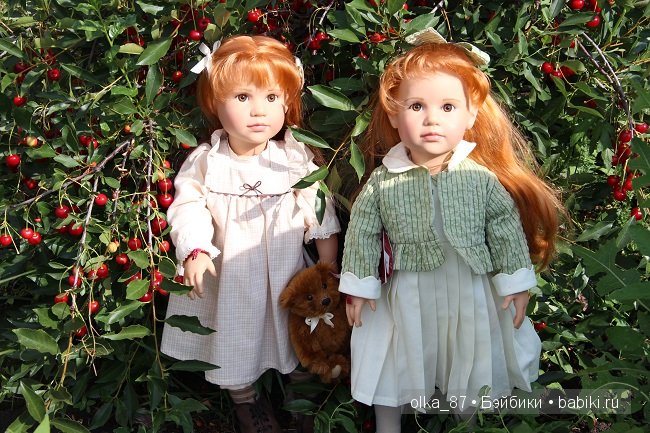 Такие похожие и разные рыжики - Анна-Мария и Марта Gotz 58см