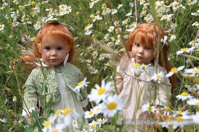 Такие похожие и разные рыжики - Анна-Мария и Марта Gotz 58см