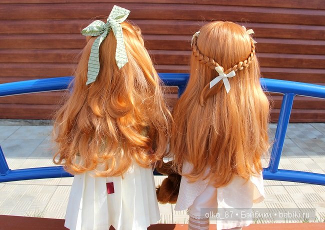 Такие похожие и разные рыжики - Анна-Мария и Марта Gotz 58см